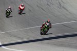 Tom Sykes vor Chaz Davies und Jonathan Rea 