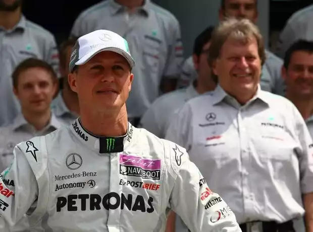 Michael Schumacher, Norbert Haug Titel-Bild zur News: Michael Schumacher, Norbert Haug