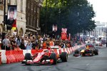 Kimi Räikkönen (Ferrari) und Daniel Ricciardo (Red Bull) 