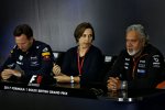 Christian Horner, Claire Williams und Vijay Mallya 