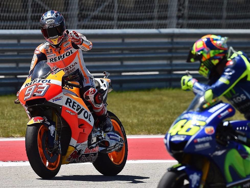 Marc Marquez, Valentino Rossi