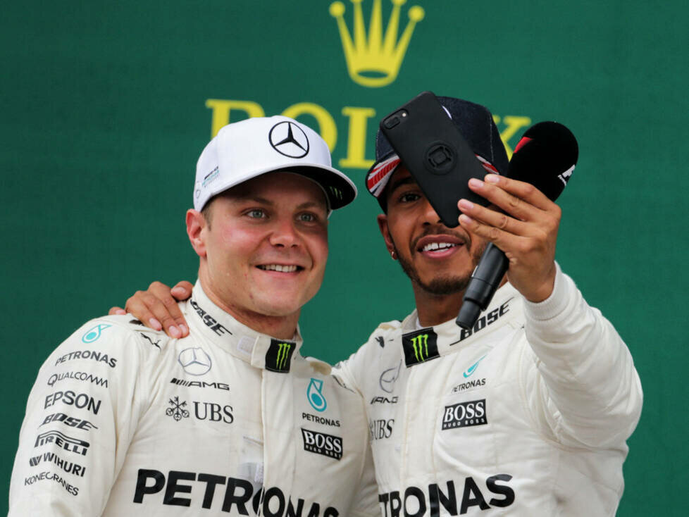 Valtteri Bottas, Lewis Hamilton