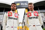 Jolyon Palmer (Renault) und Nico Hülkenberg (Renault) 