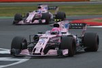 Esteban Ocon (Force India) und Sergio Perez (Force India) 