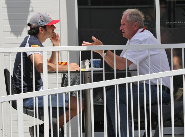 Carlos Sainz, Helmut Marko Carlos Sainz, Helmut Marko