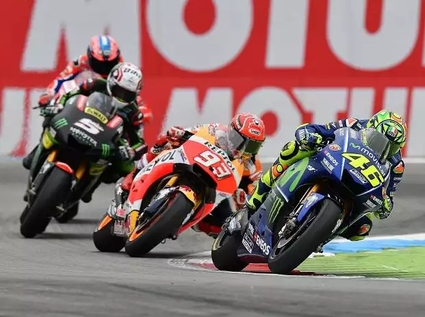 Marc Marquez, Johann Zarco, Valentino Rossi Titel-Bild zur News: Marc Marquez, Johann Zarco, Valentino Rossi