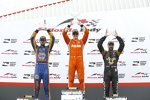 Josef Newgarden (Penske), Alexander Rossi (Andretti) und James Hinchcliffe (Schmidt) 