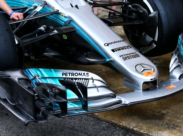 Nase des Mercedes F1 W08