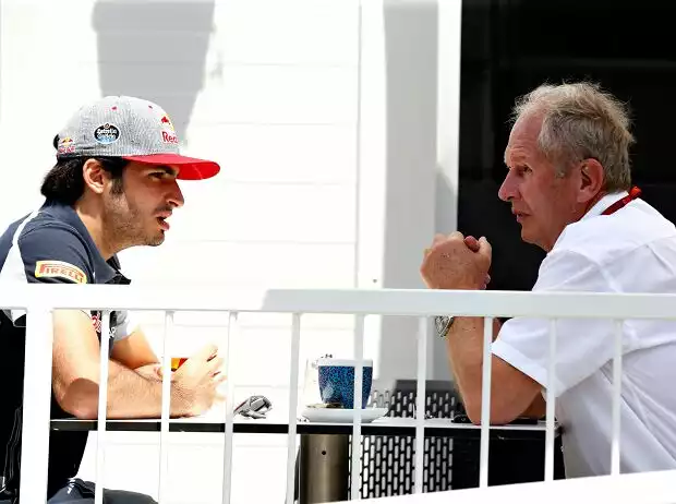 Carlos Sainz, Helmut Marko Titel-Bild zur News: Carlos Sainz, Helmut Marko