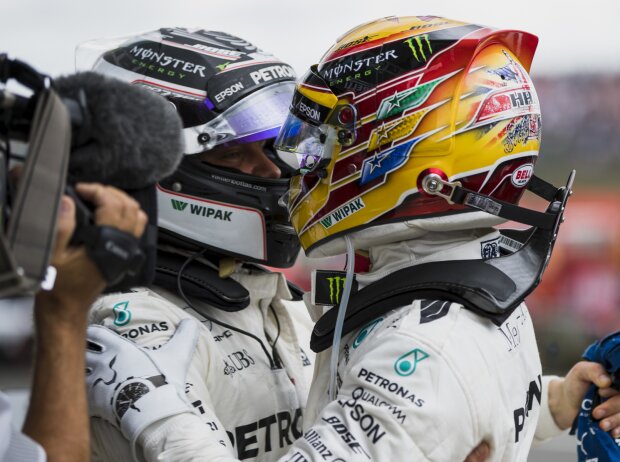 Valtteri Bottas, Lewis Hamilton