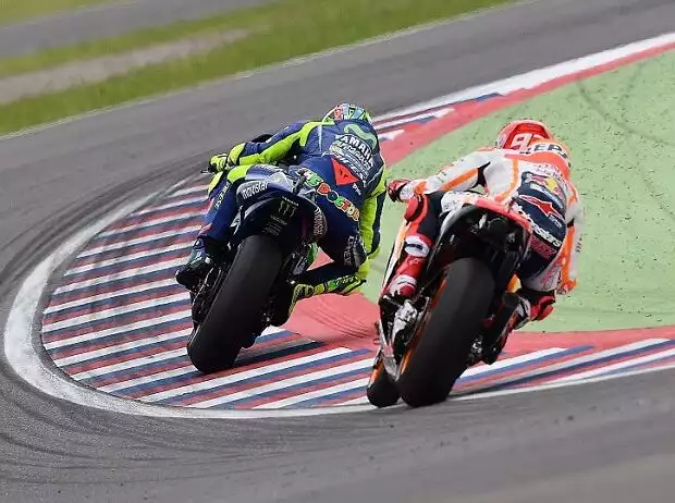 Marc Marquez, Valentino Rossi Titel-Bild zur News: Marc Marquez, Valentino Rossi