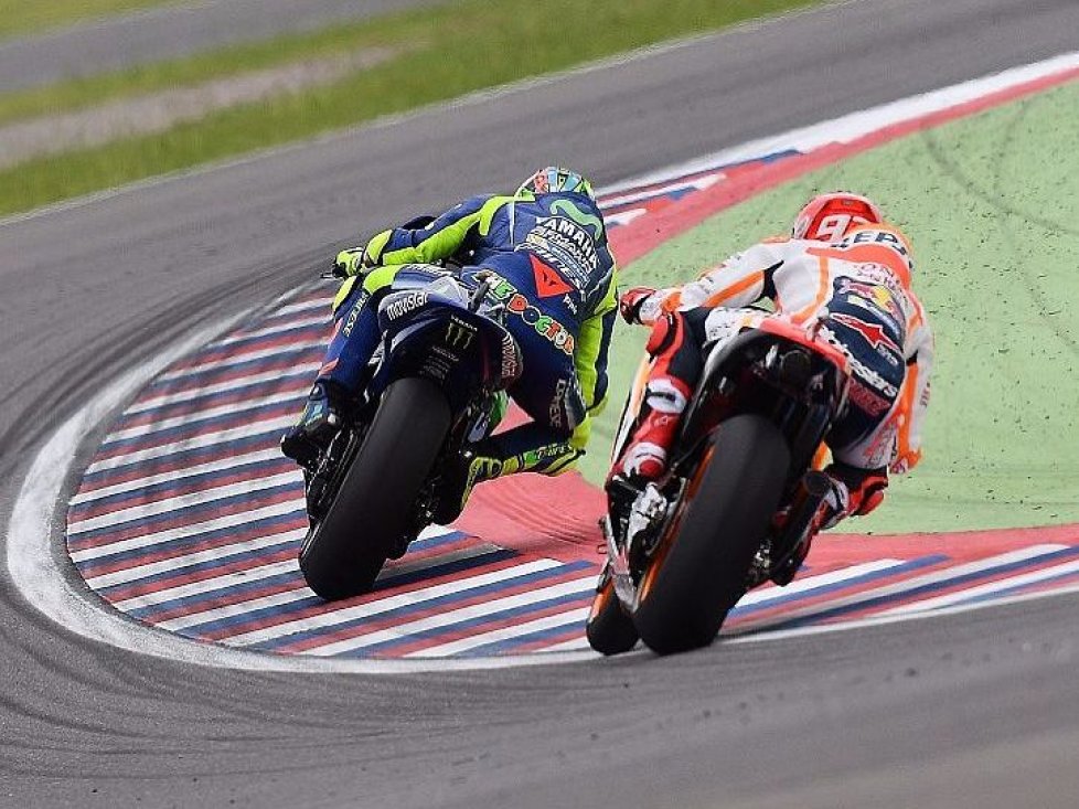 Marc Marquez, Valentino Rossi