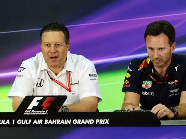 Claire Williams, Zak Brown, Christian Horner Titel-Bild zur News: Claire Williams, Zak Brown, Christian Horner