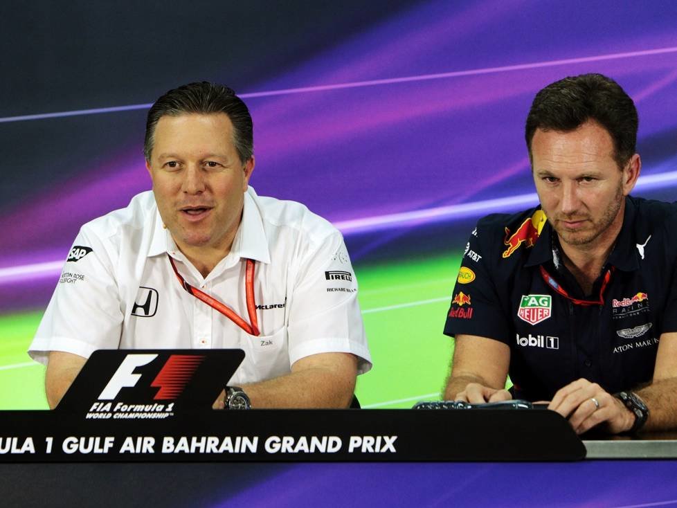 Claire Williams, Zak Brown, Christian Horner