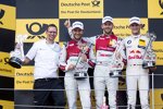 Mike Rockenfeller (Phoenix-Audi), Rene Rast (Rosberg-Audi) und Marco Wittmann (RMG-BMW) 