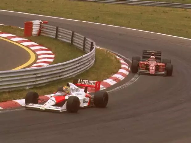 Nigel Mansell, Ayrton Senna Titel-Bild zur News: Nigel Mansell, Ayrton Senna
