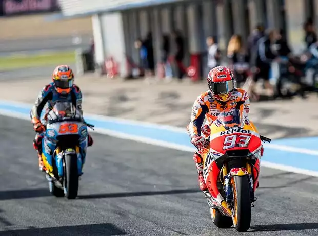 Titel-Bild zur News: Marc Marquez, Tito Rabat