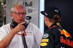 Helmut Marko und Max Verstappen (Red Bull) 