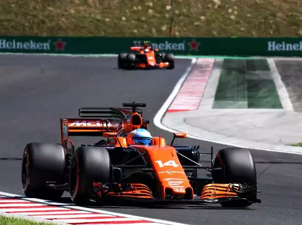 Fernando Alonso, Stoffel Vandoorne Titel-Bild zur News: Fernando Alonso, Stoffel Vandoorne