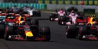 Bild zum Inhalt: Teamkollision bei Red Bull: Verstappen räumt Ricciardo ab
