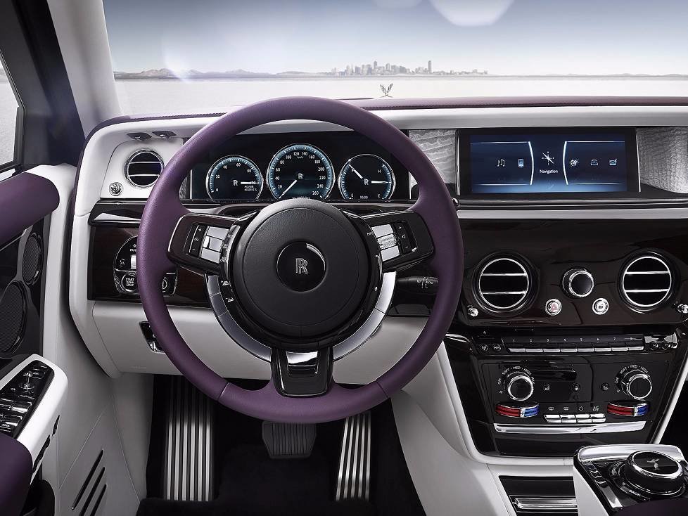 Cockpit des Rolls-Royce Phantom VIII 2018