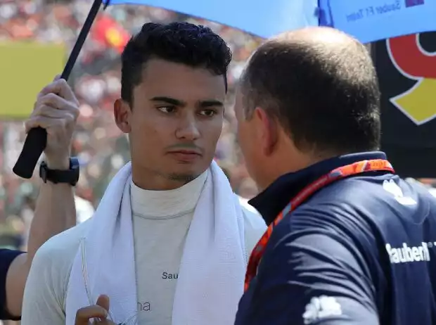 Titel-Bild zur News: Pascal Wehrlein und Frederic Vasseur
