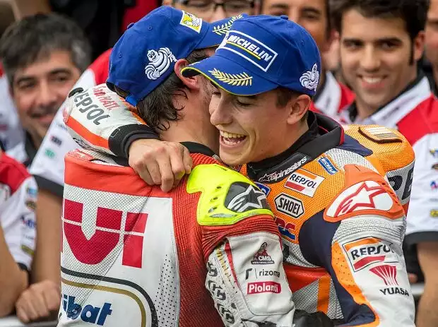 Cal Crutchlow, Marc Marquez Titel-Bild zur News: Cal Crutchlow, Marc Marquez