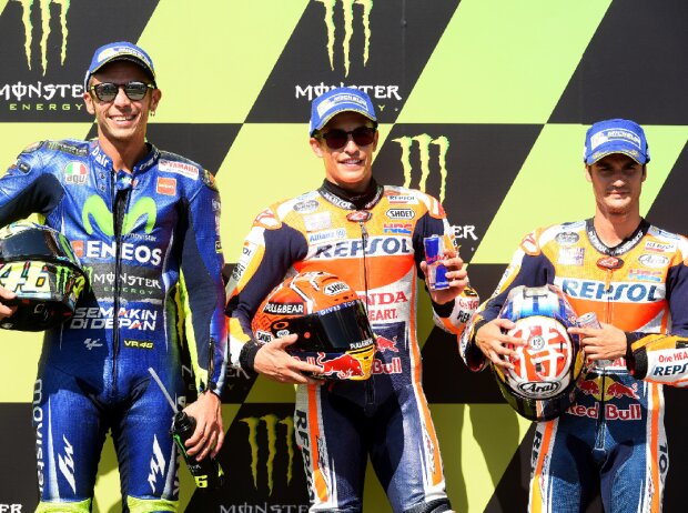 Titel-Bild zur News: Marc Marquez, Dani Pedrosa, Valentino Rossi