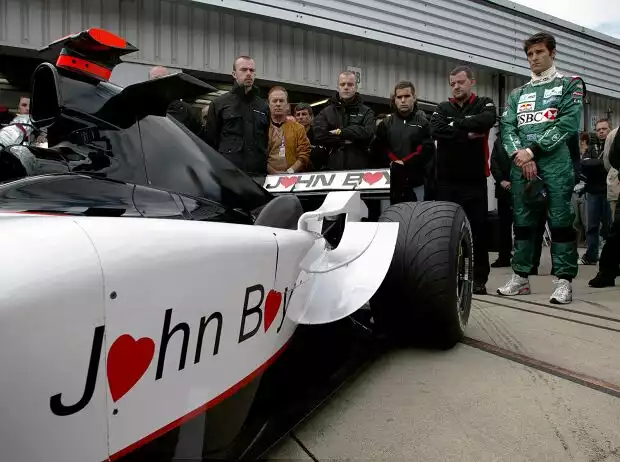 Mark Webber, Paul Stoddart Titel-Bild zur News: Mark Webber, Paul Stoddart
