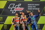 Daniel Pedrosa, Marc Marquez und Maverick Vinales 