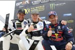 Johan Kristoffersson, Petter Solberg und Sebastien Loeb 