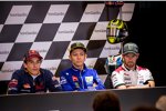 Marc Marquez Valentino Rossi und Cal Crutchlow 