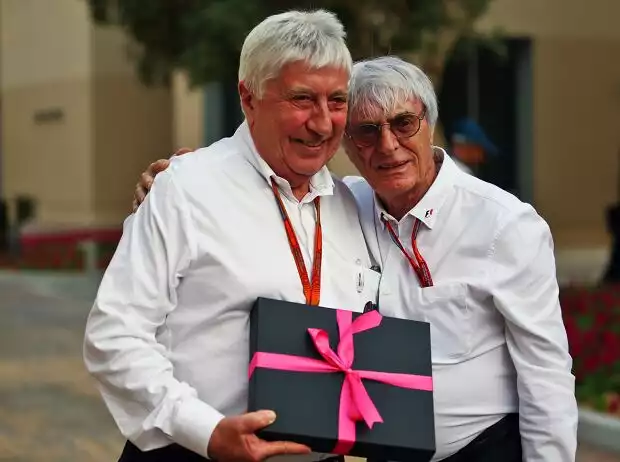Titel-Bild zur News: Bernie Ecclestone und Herbie Blash