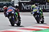 Bild zum Inhalt: Yamaha abgeschlagen: Harter Gummi lässt Rossi im Stich