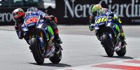 Bild zum Inhalt: Yamaha abgeschlagen: Harter Gummi lässt Rossi im Stich