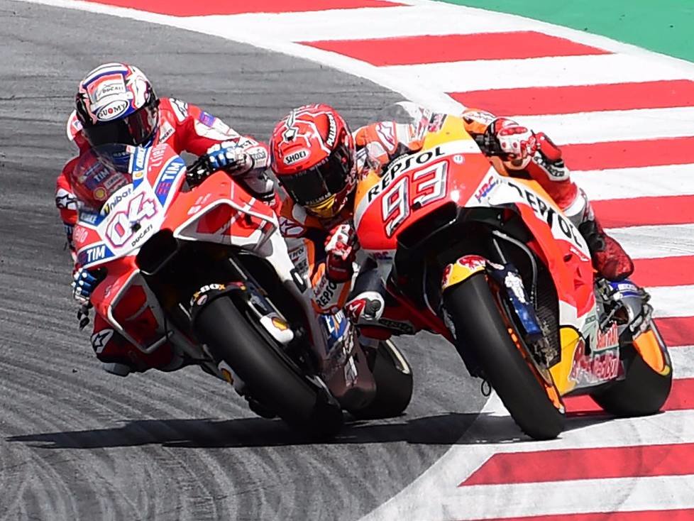 Andrea Dovizioso, Marc Marquez