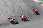 Andrea Dovizioso vor Marc Marquez und Daniel Pedrosa 