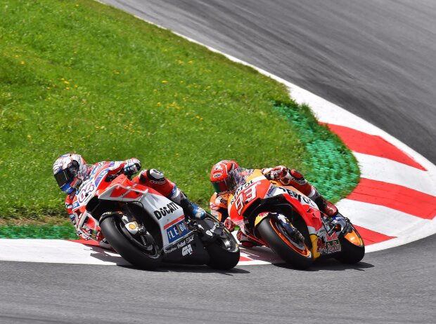 Andrea Dovizioso, Marc Marquez