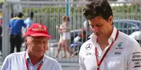 Bild zum Inhalt: Wolff & Lauda ganz kuschelig: "Die einfachste Version der Ehe"