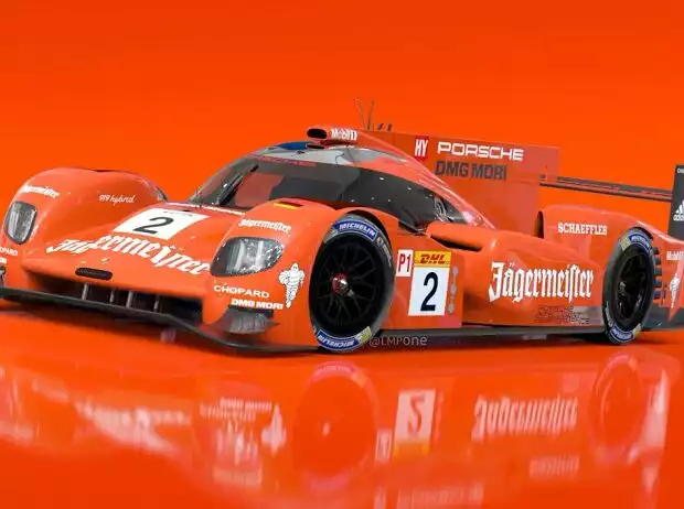 Porsche 919 Hybrid Jägermeister-Design Titel-Bild zur News: Porsche 919 Hybrid Jägermeister-Design