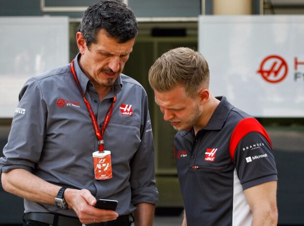 Günther Steiner, Kevin Magnussen Günther Steiner, Kevin Magnussen
