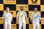 Timo Glock (RMG-BMW), Marco Wittmann (RMG-BMW) und Maxime Martin (RBM-BMW) 