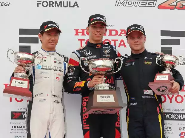Felix Rosenqvist, Kamui Kobayashi, Pierre Gasly Titel-Bild zur News: Felix Rosenqvist, Kamui Kobayashi, Pierre Gasly