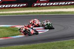 Chaz Davies (Ducati), Jonathan Rea (Kawasaki) & Marco Melandri (Ducati)