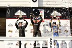 Josef Newgarden (Penske), Will Power (Penske) und Alexander Rossi (Andretti) 