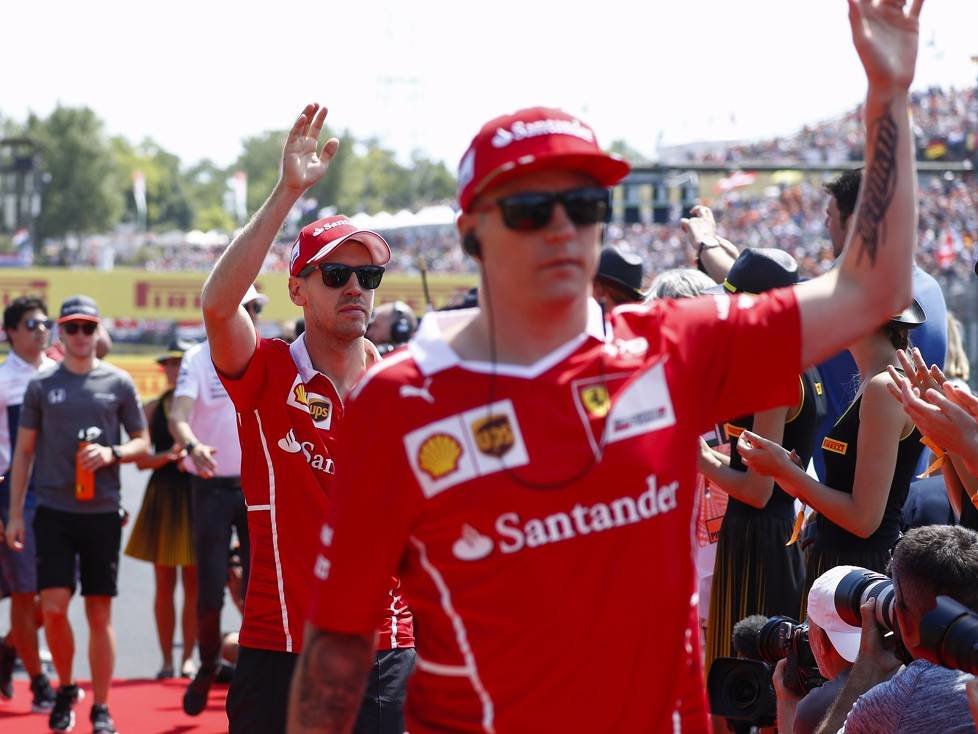 Kimi Räikkönen, Sebastian Vettel