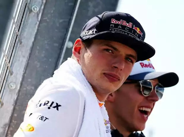 Titel-Bild zur News: Max Verstappen, Pierre Gasly