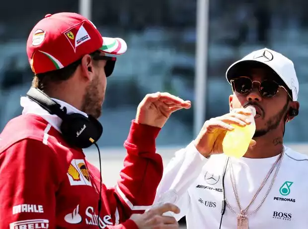 Sebastian Vettel, Lewis Hamilton Titel-Bild zur News: Sebastian Vettel, Lewis Hamilton