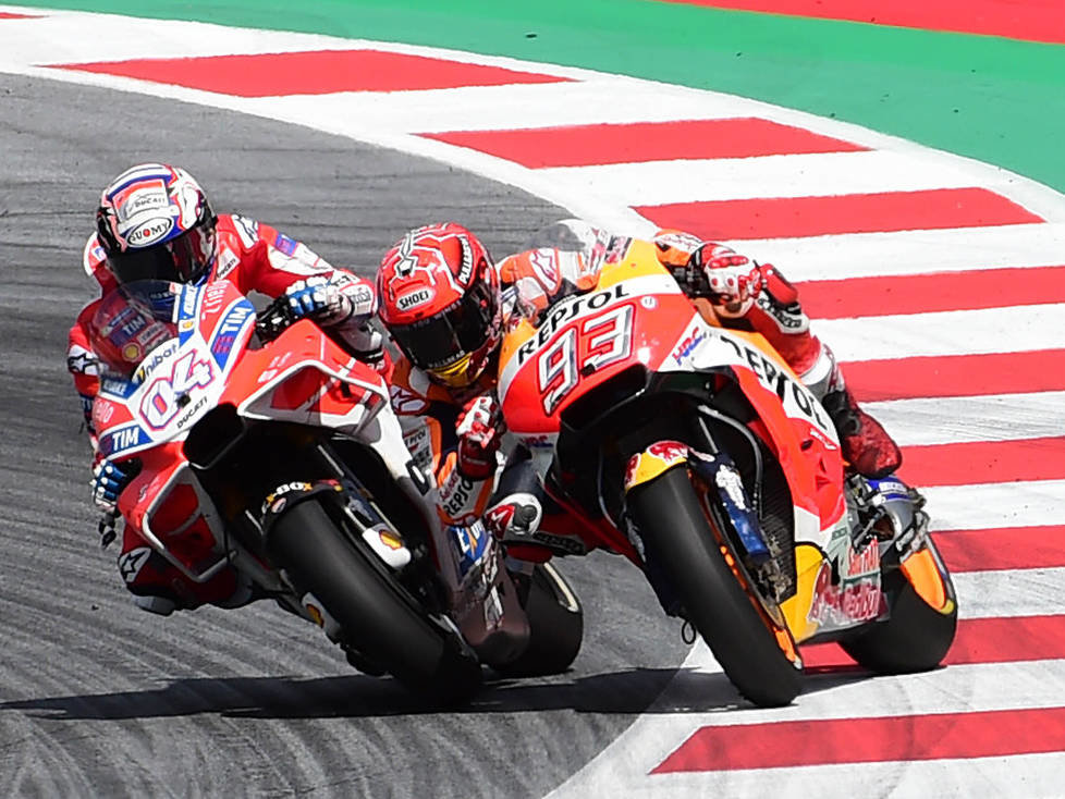 Andrea Dovizioso, Marc Marquez