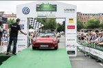 Sachsen Classic 2017: Zieleinfahrt der ersten Etappe in Zwickau